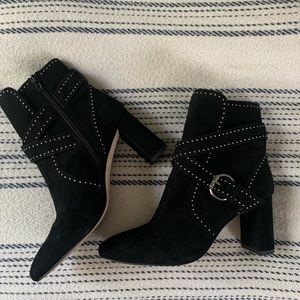 Ann Taylor Booties Size 7.5 Never Worn Black studs